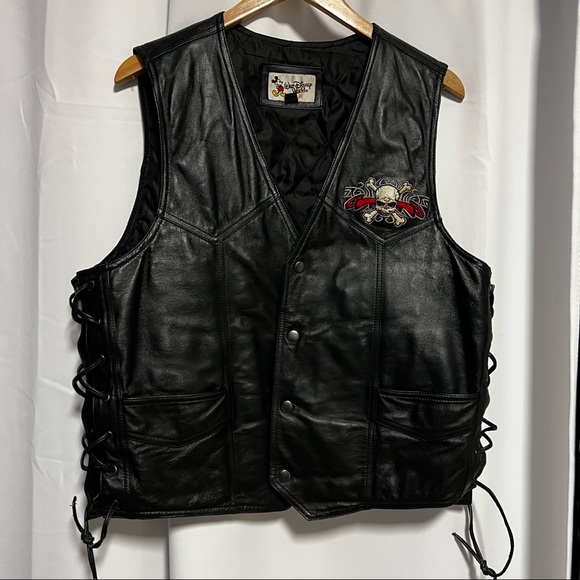 disney biker vest